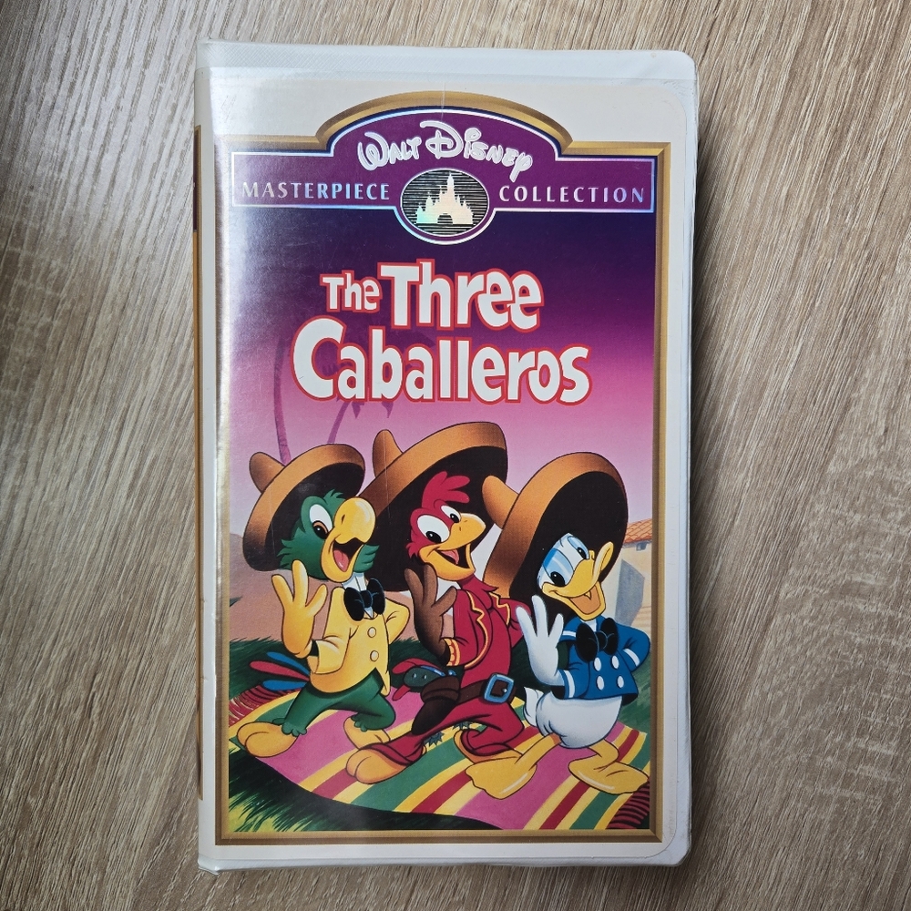 The Three Cabelleros VHS 1997 Walt Disney Masterpiece Collection Edition Movie